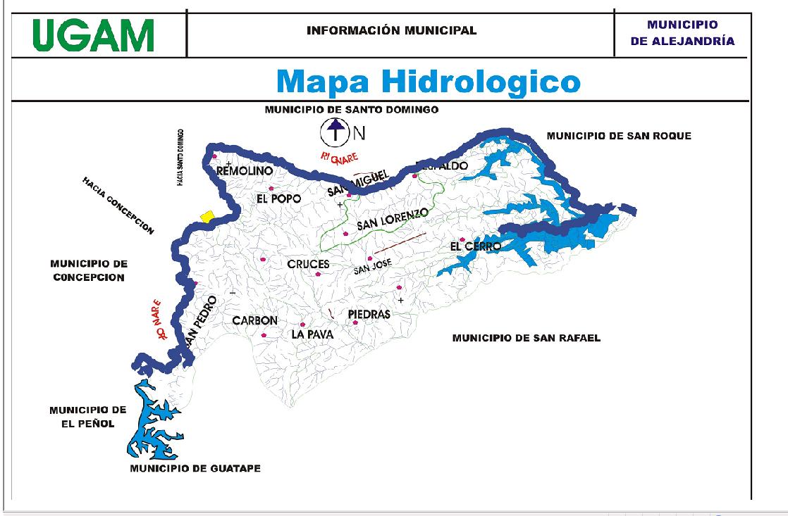 MAPA HIDROLOGICO